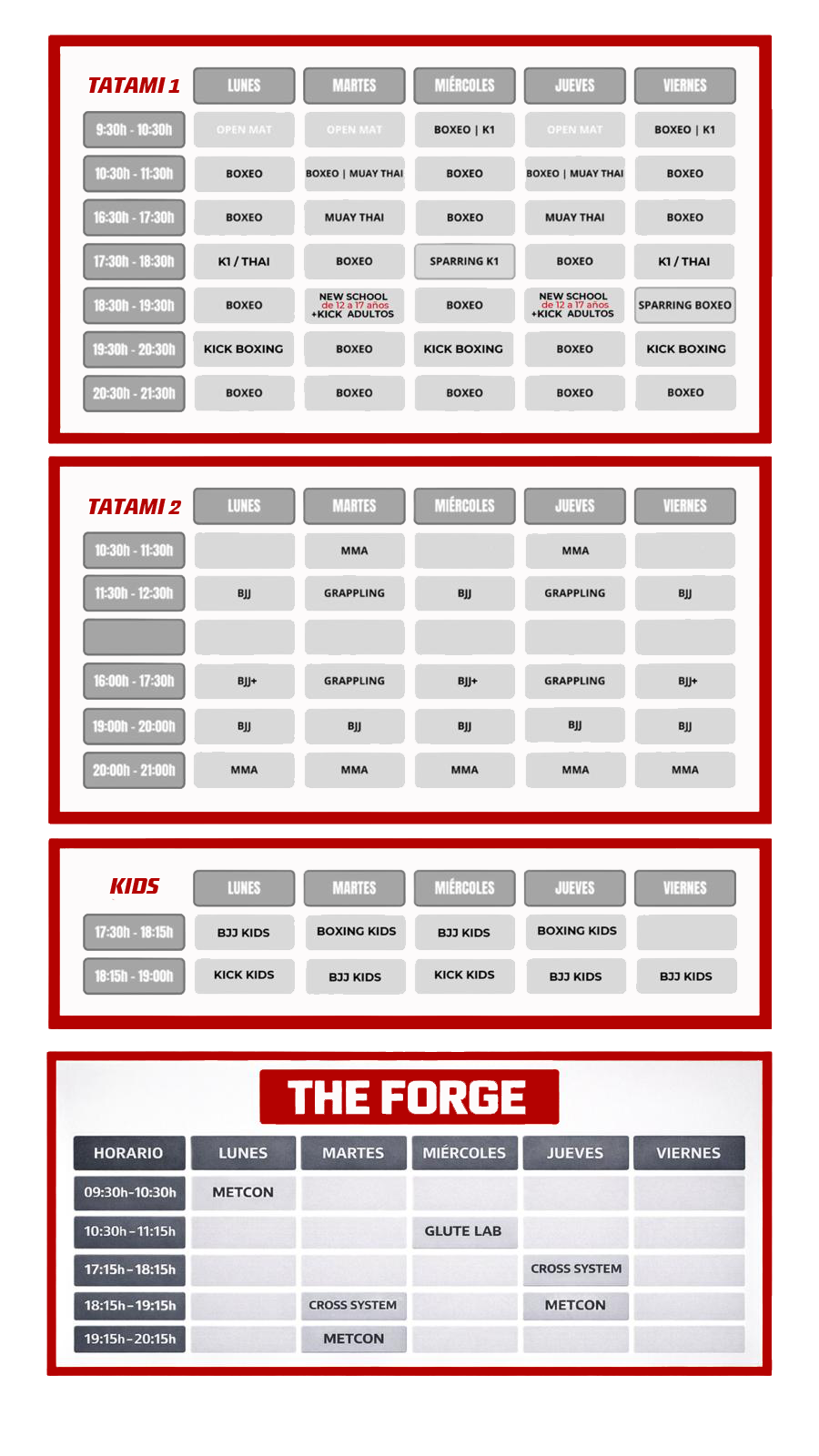 horarios2026_mas_theforge horarios2026 mas theforge