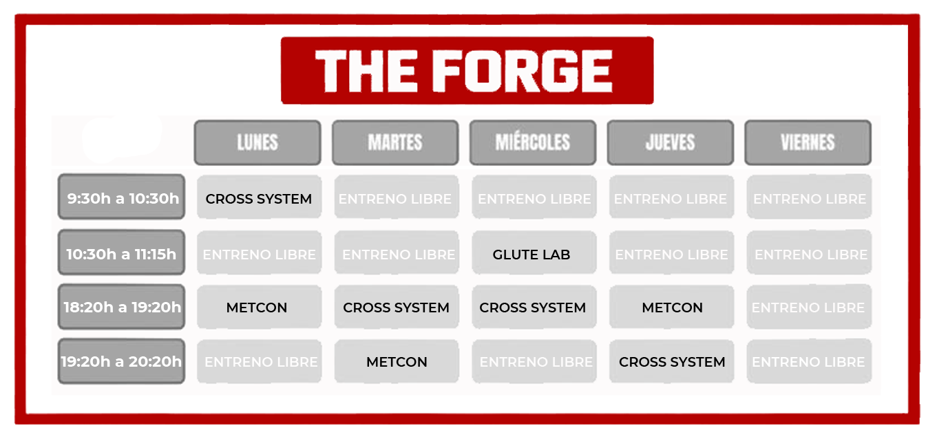 horarios2026 mas theforge JUNIO2026 2